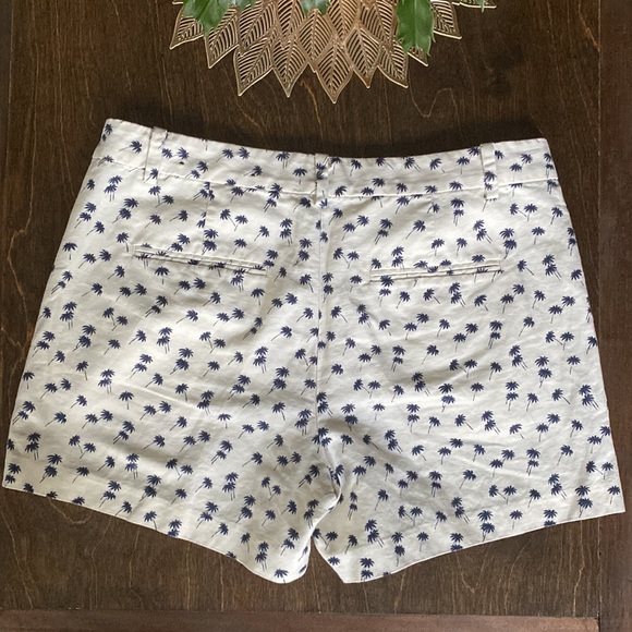 Ann Taylor Palm Trees Devin City Shorts sz 6 - Picture 6 of 10